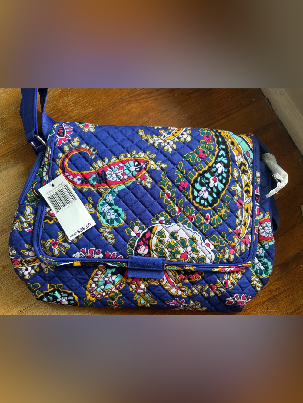 Vera Bradley Quilted Iconic Messenger Bag